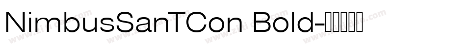 NimbusSanTCon Bold字体转换
